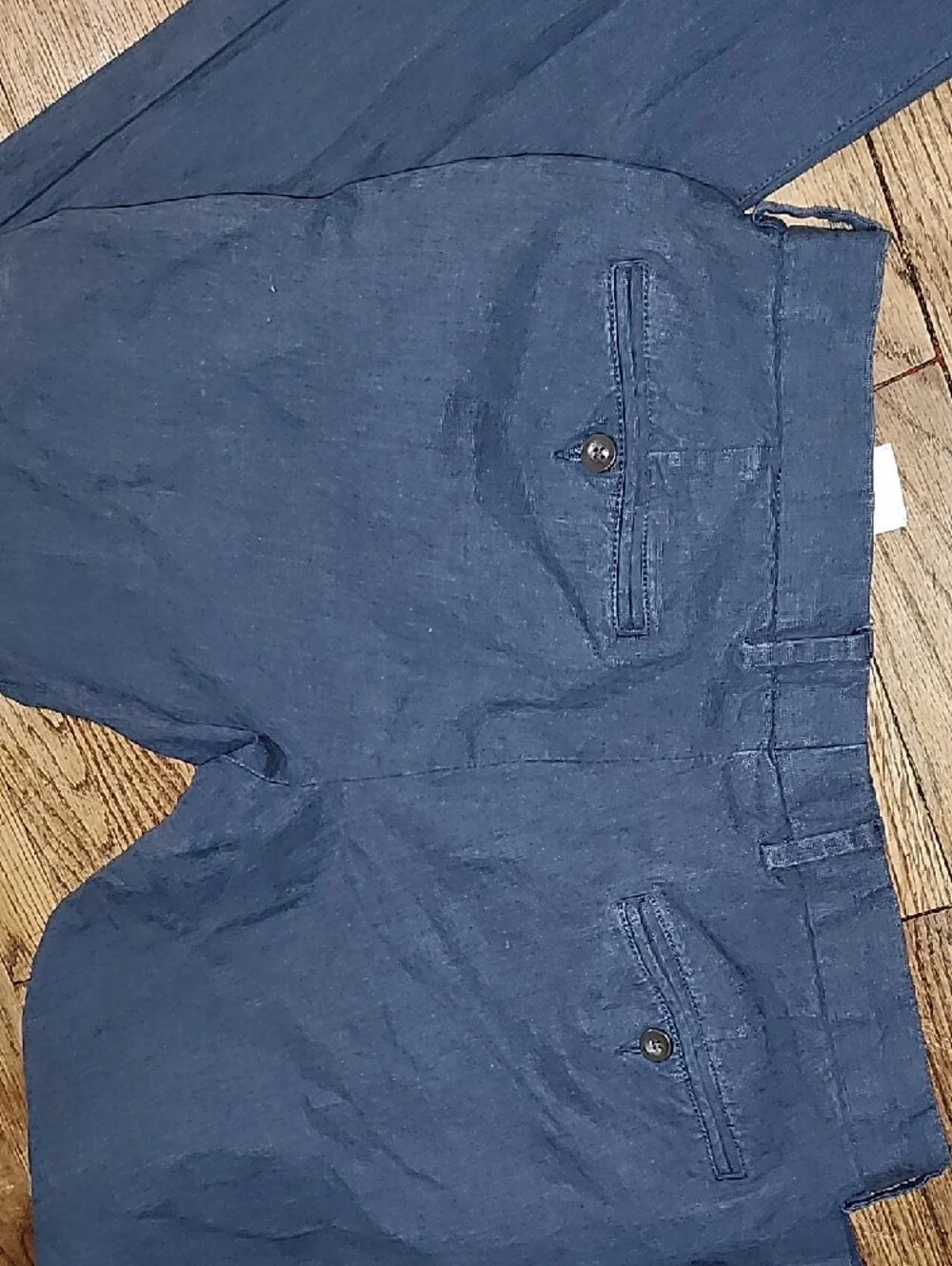 Old Navy Men's Dark Blue Chinos - Straight Fit